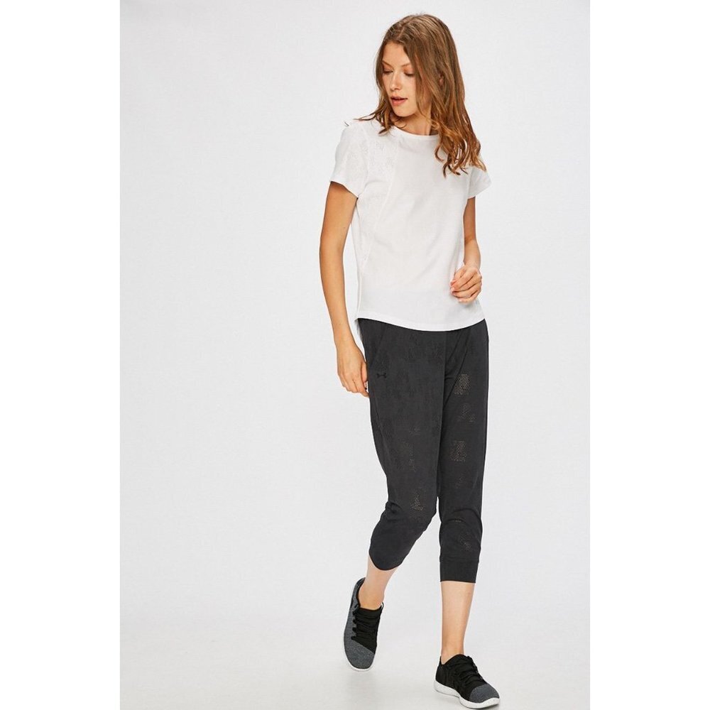 Under Armour TB Balance Mesh Heatgear‎ Perforated Mid Rise Loose Crop Leggings